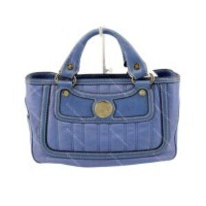 Pristine Vintage Celine Boogie Blue; designed by Michael Kors (circa 2000's)